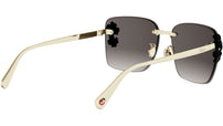 Dior Clover S2U Gold Square Sunglasses