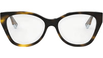 Fendi Way Havana Pantos Eyeglasses