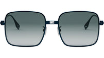 Baguette Blue Square Sunglasses