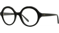 Slim Black Round Eyeglasses