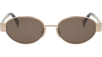 Metal Triomphe Rose Gold Oval Sunglasses