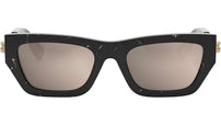B.zero1 Black Rectangular Sunglasses