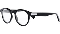 Fendi Essential Black Round Eyeglasses