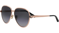 Serpenti Forever Rose Gold Pilot Sunglasses