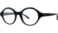 Slim Black Round Eyeglasses