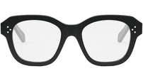 CELINE 3 Dots Shiny Black Butterfly Eyeglasses