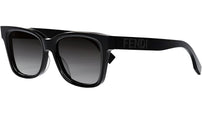 Lettering FE40046U 01D Black Geometric Sunglasses