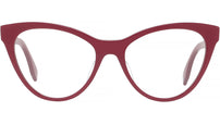 Lettering Bordeaux Cat Eye Eyeglasses