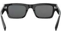 B.zero1 Black Rectangular Sunglasses