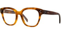 CELINE 3 Dots Havana Square Eyeglasses