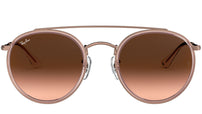 Round Double Bridge RB3647N pink bronze