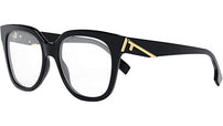 Fendi First Black Square Eyeglasses