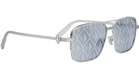 CD Diamond S9U Silver Geometric Sunglasses