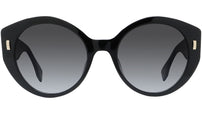 Fendi First Black Round Sunglasses