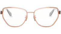 Serpenti Forever Gold Cat Eye Glasses