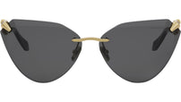 Serpenti Light Gold Cat Eye Sunglasses