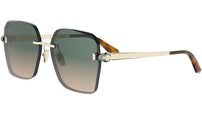Serpenti Forever Gold Square Sunglasses