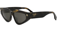 Fendi Roma Havana Geometric Sunglasses