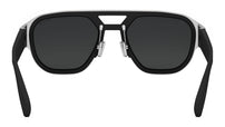Aluminium Black Pilot Sunglasses