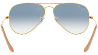 Aviator Gradient RB3025 001/3F Gold Blue