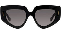 Anagram Black Geometric Sunglasses