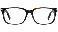 DiorBlackSuitO SI Havana Rectangular Eyeglasses