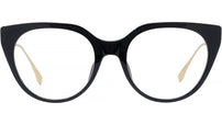Baguette Black Cat Eye Eyeglasses