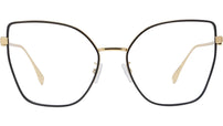 Baguette Endura Gold Geometric Eyeglasses