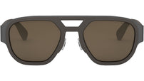Aluminium Brown Pilot Sunglasses