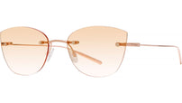Brandy Gold Cat Eye Sunglasses