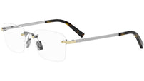 CD DiamondO S9U Silver Rectangular Eyeglasses