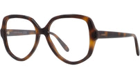 Slim Tortoise Geometric Eyeglasses