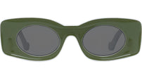 Signature Green Oval Sunglasses