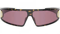 VeryDior M1U Havana Shield Sunglasses