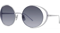 Signature Silver Round Sunglasses