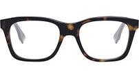 Fendi Essential Brown Round Eyeglasses