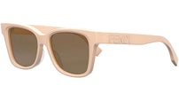 Lettering FE40046U 72E Pink Geometric Sunglasses