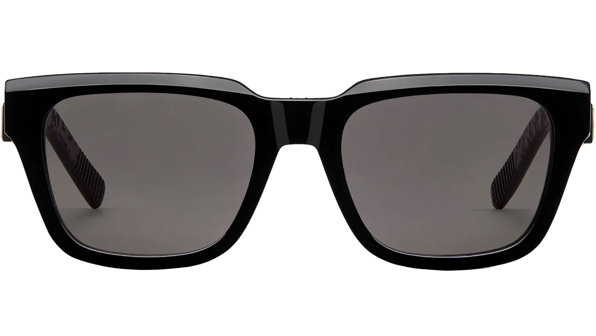 DiorB23 S1I Black Geometric Sunglasses