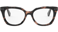 Thin Tortoise Square Eyeglasses