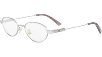 DiorCannageO R1U Silver Oval Eyeglasses