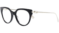 Baguette FF Havana Cat Eye Eyeglasses
