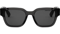 Dior Oblique 1I Shiny Black Squared Sunglasses