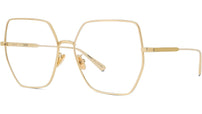 GemDiorO S2U Yellow Geometric Eyeglasses