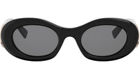 Diva’s Dream Black Oval Sunglasses
