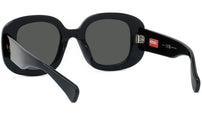 1970 Black Oval Sunglasses