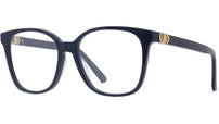 30MontaigneMiniO S2I Navy Geometric Eyeglasses