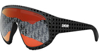 Dior3D M1U Matte Black Mask Sunglasses