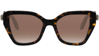 Serpenti Havana Butterfly Sunglasses