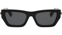 B.zero1 Black Rectangular Sunglasses