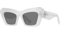 Anagram White Cat Eye Sunglasses